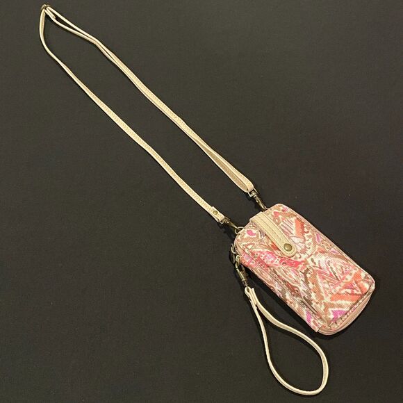 ~ New: Sakroots Crossbody Purse Salinas Smartphone Wallet Zip Pocket Bag, No Tag - Picture 8 of 15